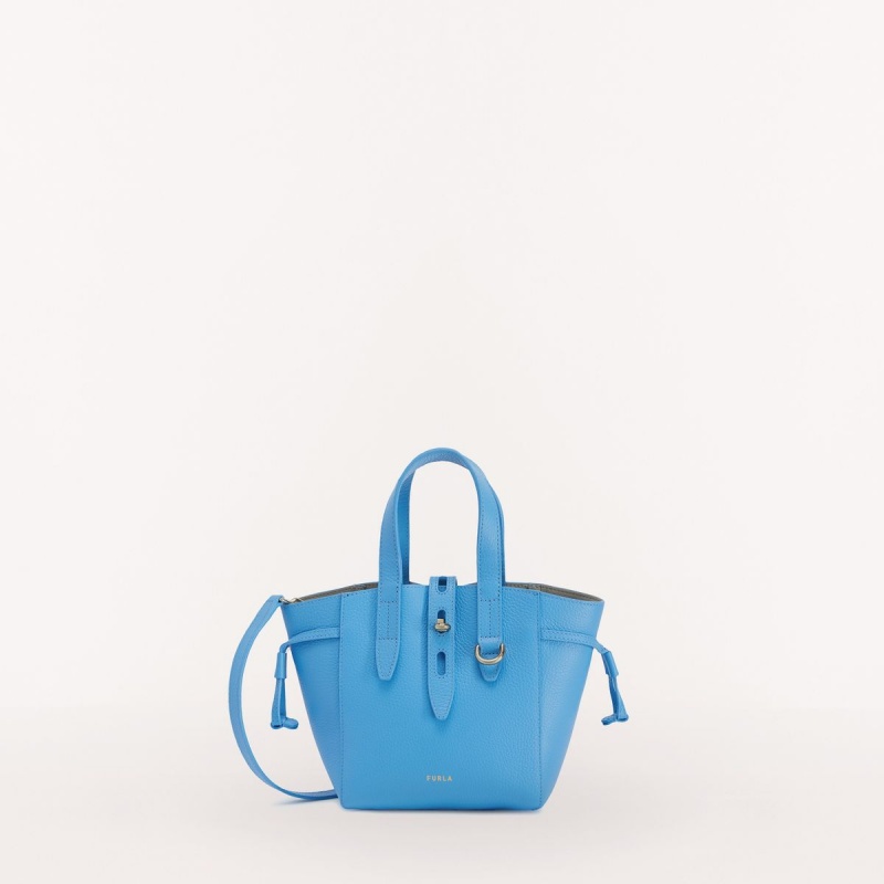 Blue Furla NET Women\'s Totes | HWPRNL514