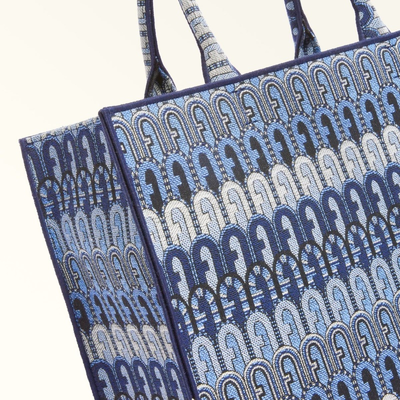 Blue Furla OPPORTUNITY Women's Totes | QEMXDK432