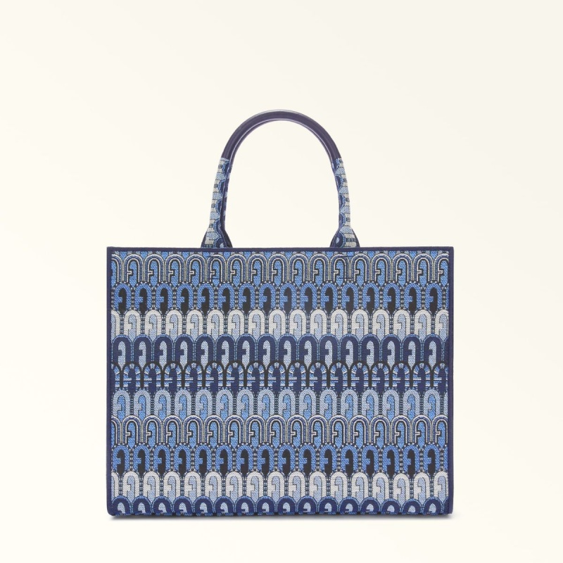 Blue Furla OPPORTUNITY Women\'s Totes | QEMXDK432