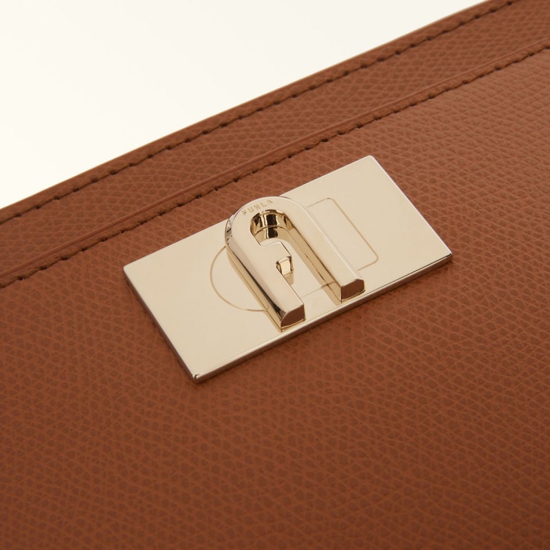 Brown Furla 1927 Women's Crossbody Bags | PLREJZ074