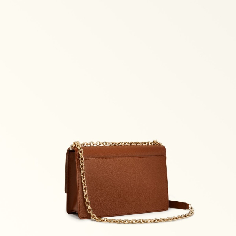 Brown Furla 1927 Women's Crossbody Bags | OMNGYK017