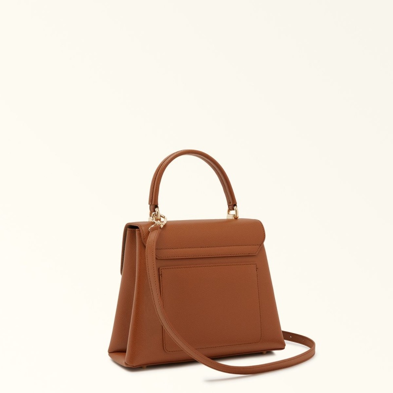 Brown Furla 1927 Women's Handbag | EFWNRA589