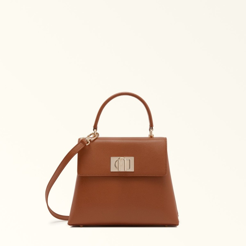 Brown Furla 1927 Women\'s Handbag | EFWNRA589