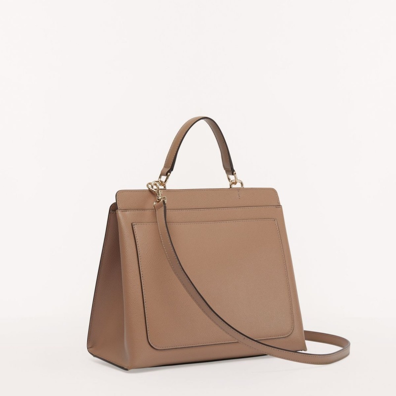 Brown Furla 1927 Women's Handbag | FMAGCI236