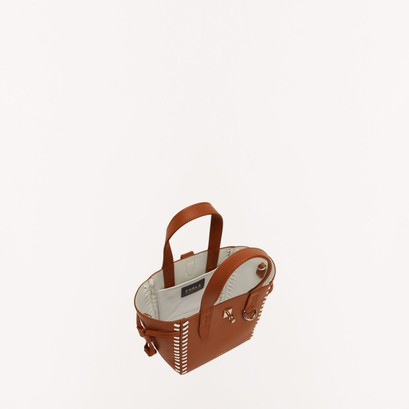 Brown Furla NET Women's Totes | JPFMLR015