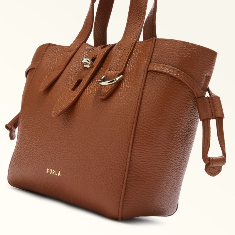 Brown Furla NET Women's Totes | NDWOQY152