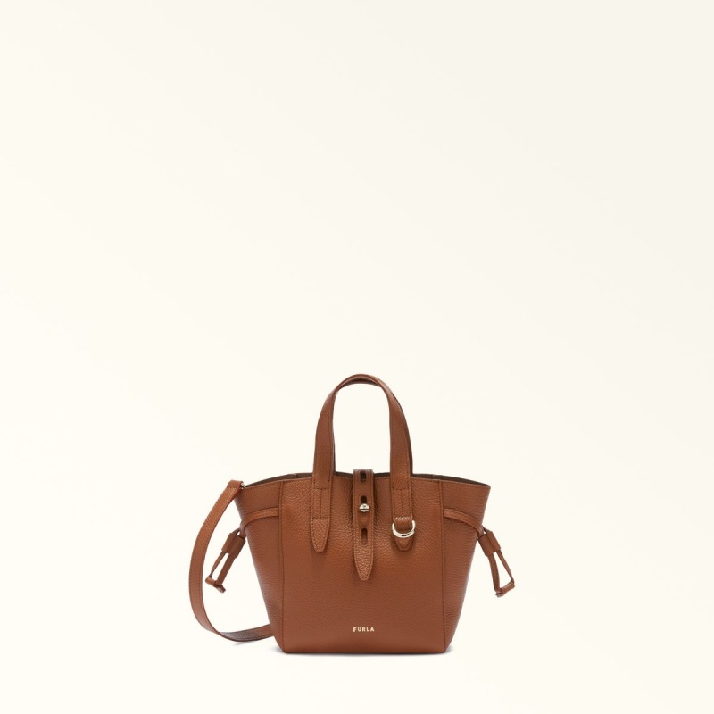 Brown Furla NET Women\'s Totes | NDWOQY152