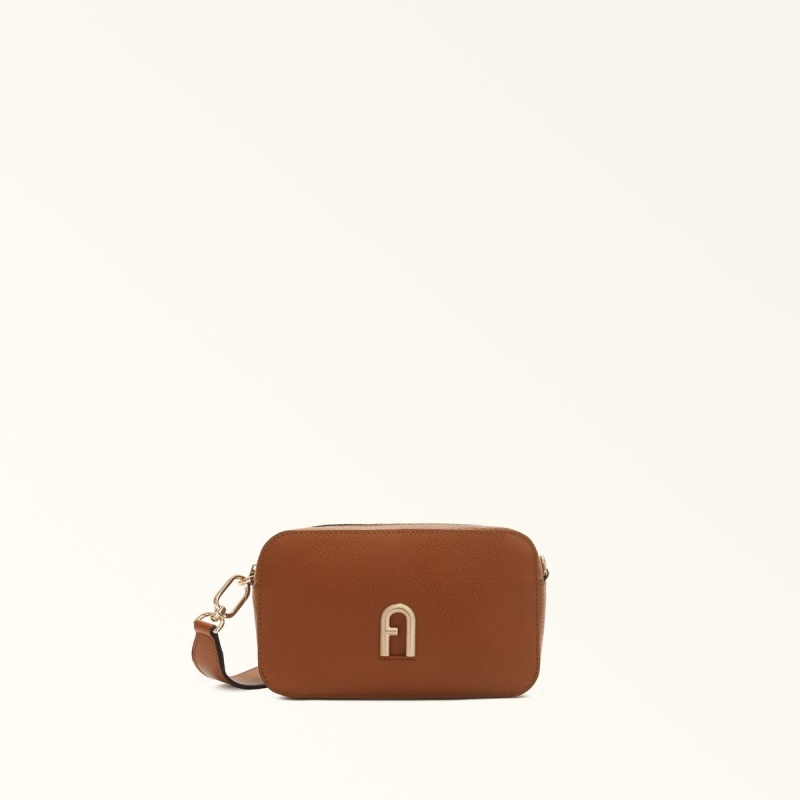 Brown Furla PRIMULA Women\'s Crossbody Bags | RZUCXO241