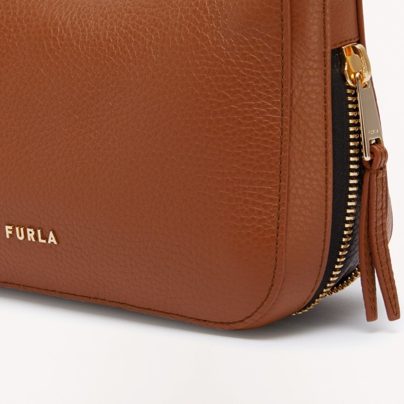 Brown Furla SKYE Women's Shoulder Bags | XVIQSO032