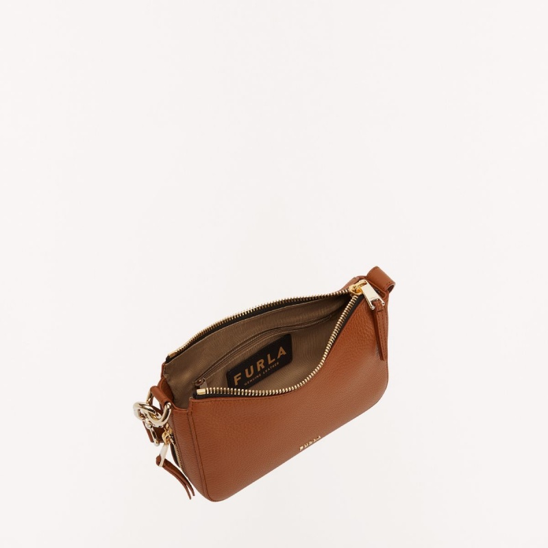 Brown Furla SKYE Women's Shoulder Bags | XVIQSO032