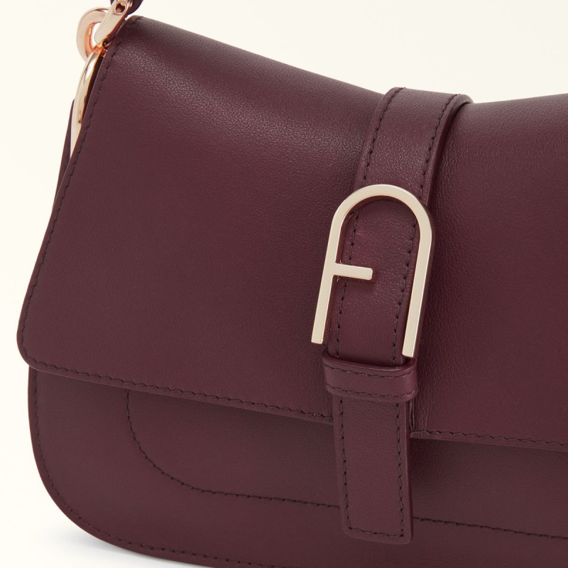 Burgundy Furla FLOW Women's Handbag | LBTYOS124