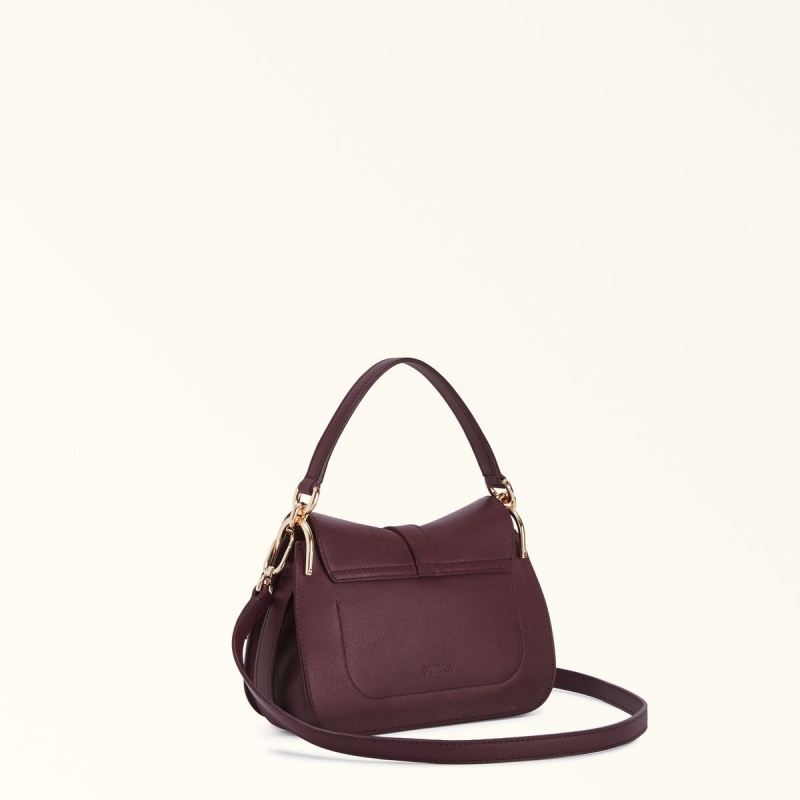 Burgundy Furla FLOW Women's Handbag | LBTYOS124