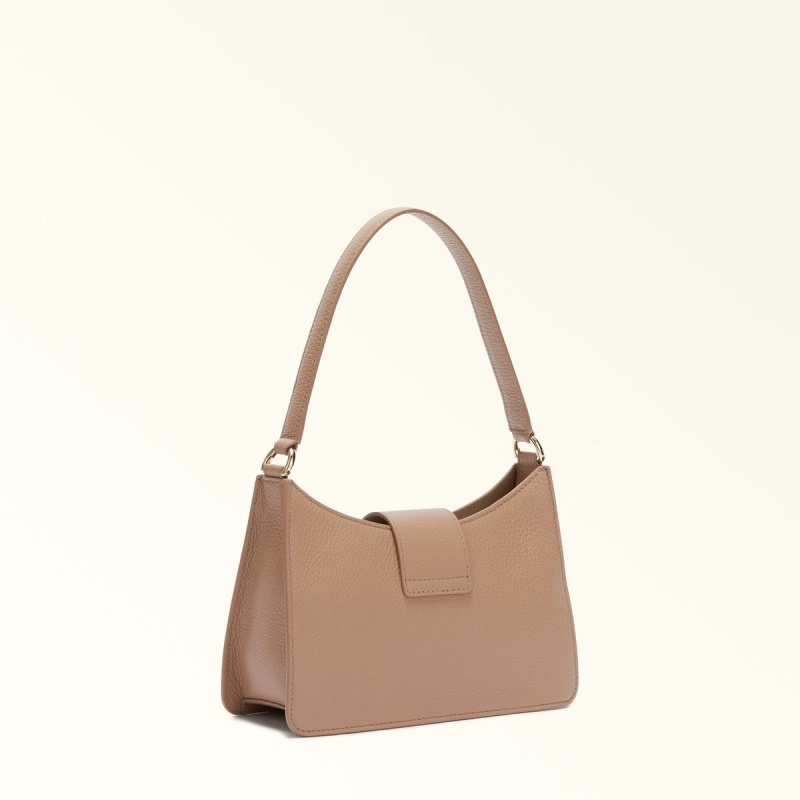 Coffee Furla 1927 Women's Shoulder Bags | KJYPNF768