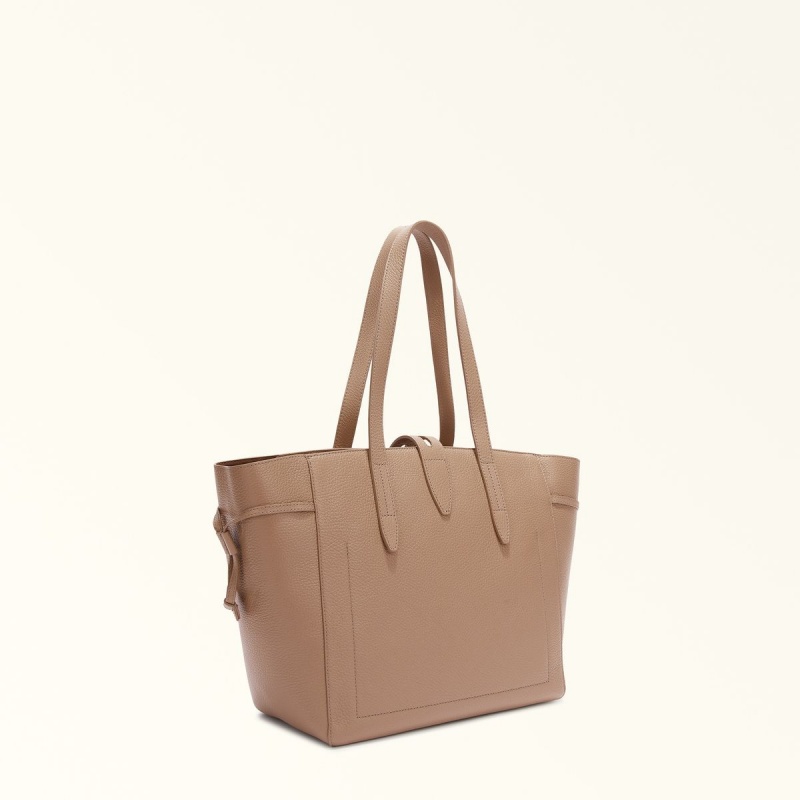 Coffee Furla NET Women's Totes | EGUROW984