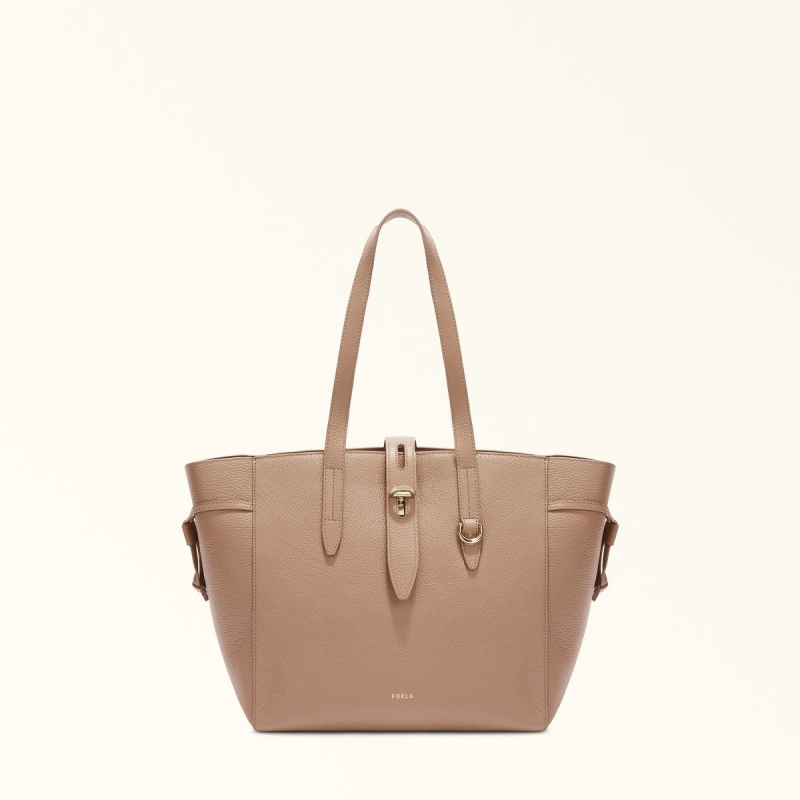 Coffee Furla NET Women\'s Totes | EGUROW984