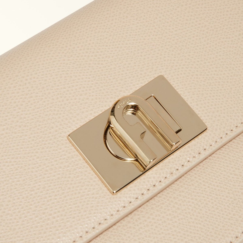 Cream Furla 1927 Women's Crossbody Bags | CKMADB817