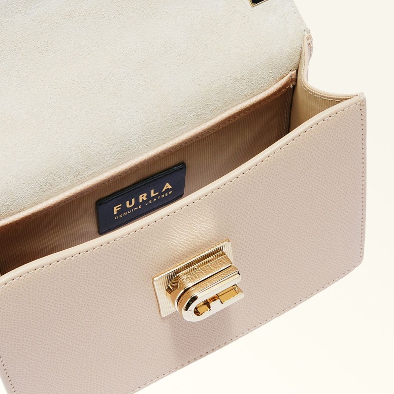 Cream Furla 1927 Women's Crossbody Bags | CKMADB817