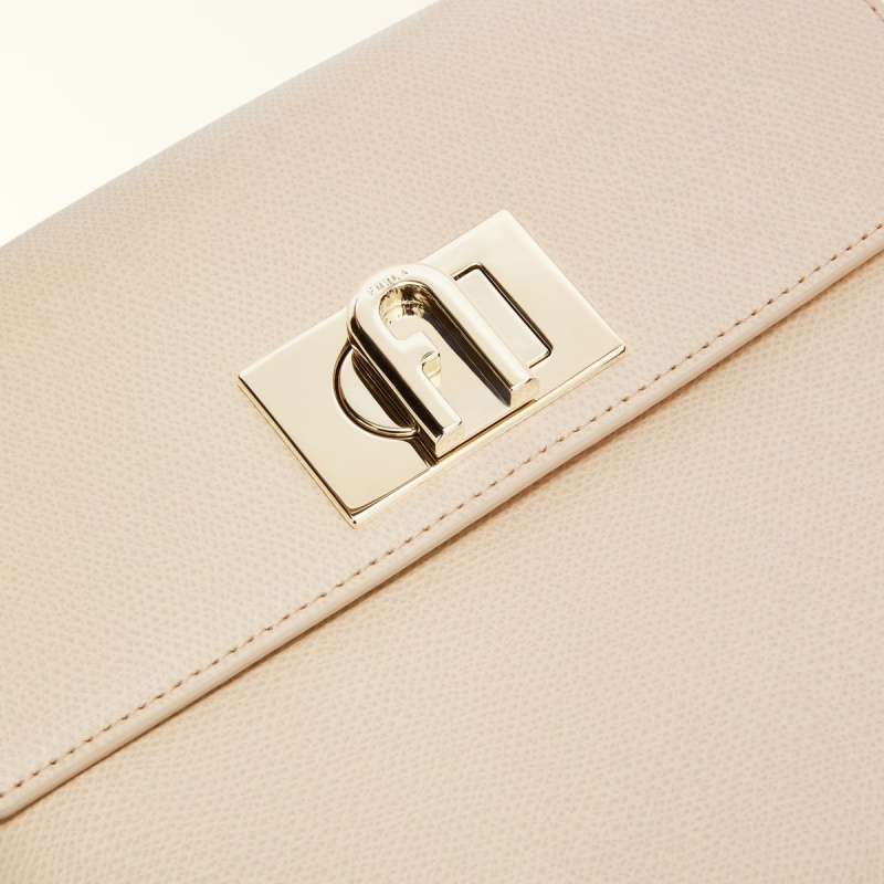 Cream Furla 1927 Women's Handbag | LMAVDX389