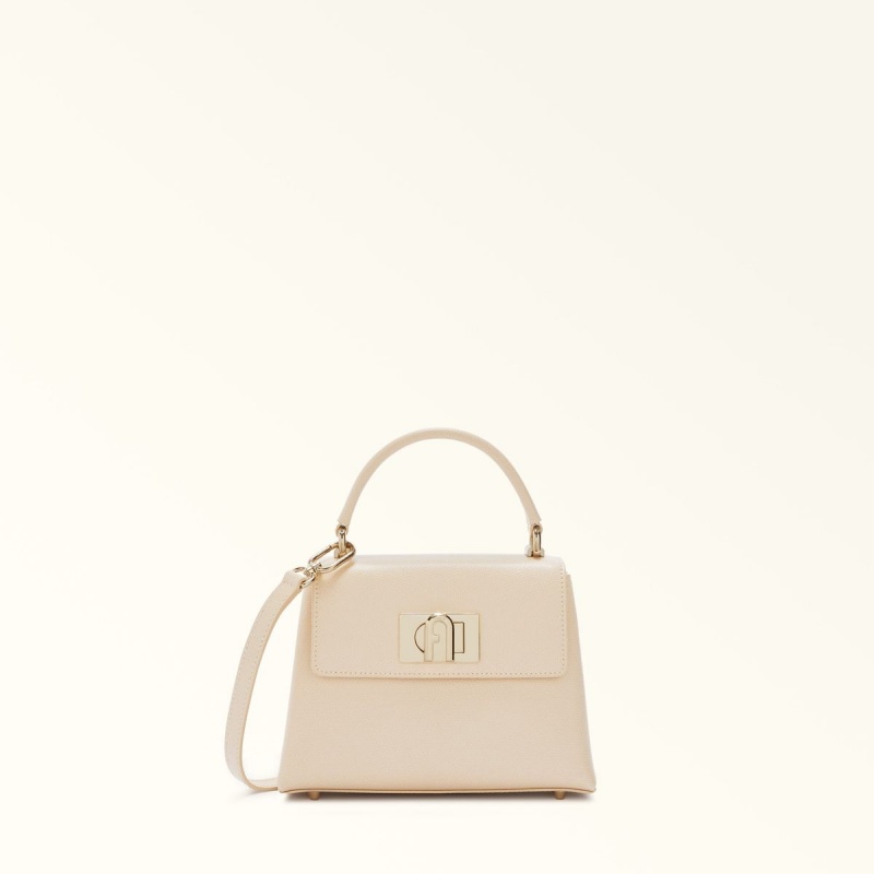 Cream Furla 1927 Women\'s Handbag | NOXCLV903