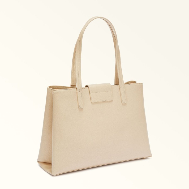 Cream Furla 1927 Women's Totes | BDTZJM950