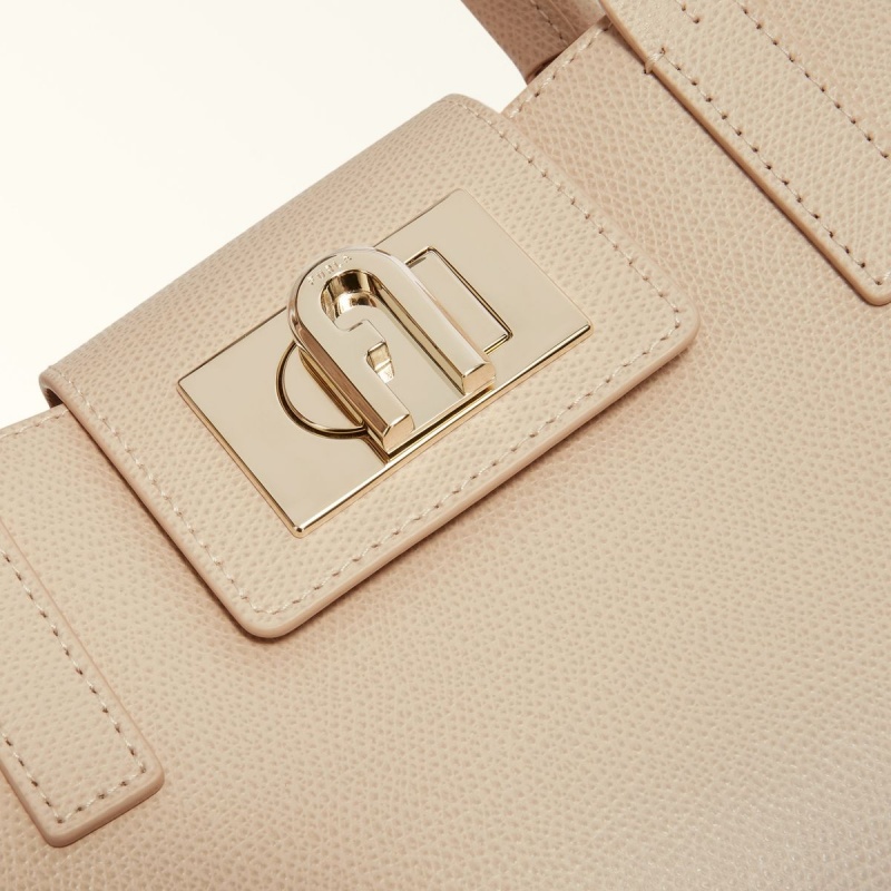 Cream Furla 1927 Women's Totes | MGXALJ908