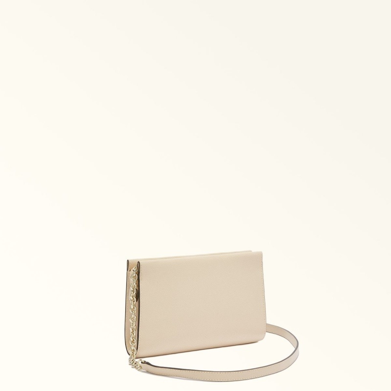 Cream Furla CAMELIA Women's Mini Bags | EMXUOY914