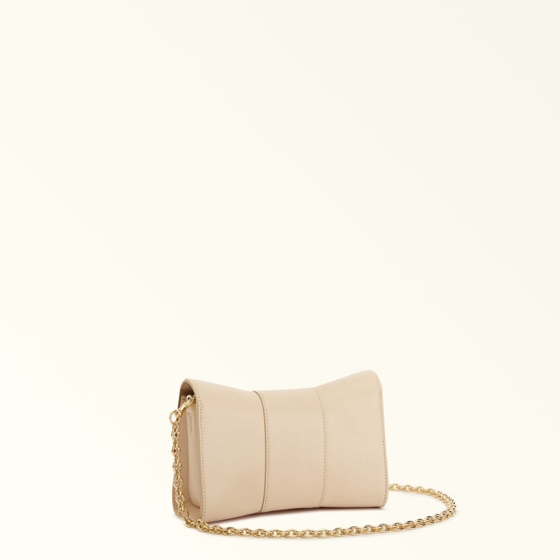 Cream Furla METROPOLIS REMIX Women's Crossbody Bags | UVAPMF250