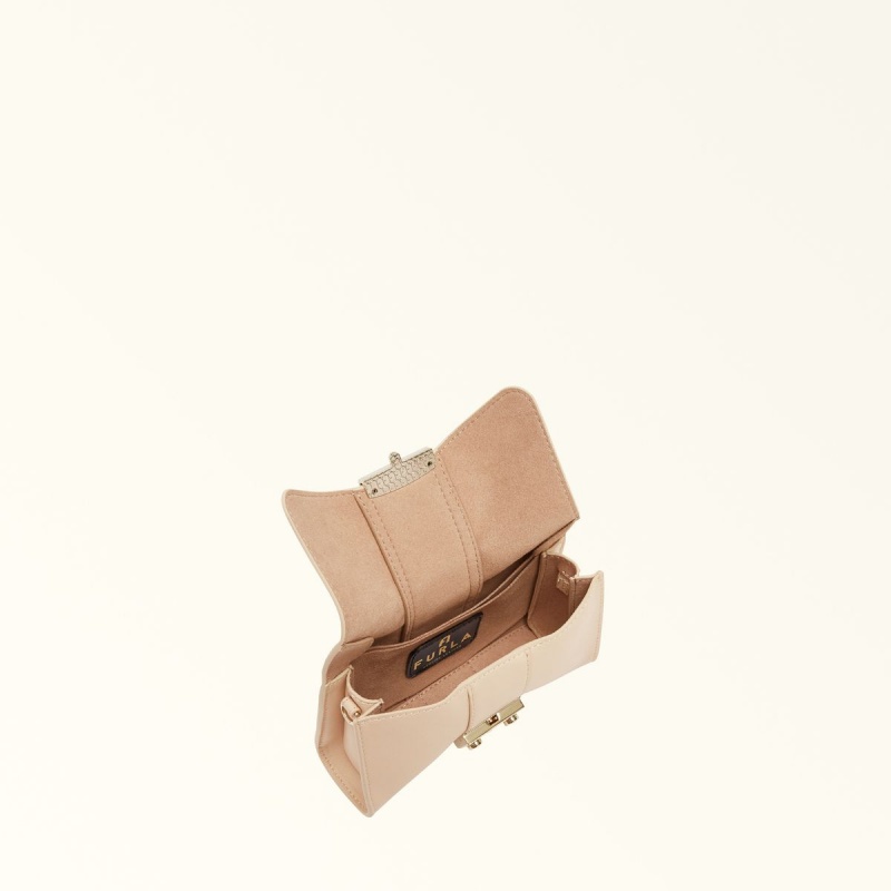 Cream Furla METROPOLIS REMIX Women's Mini Bags | JTCHAR120