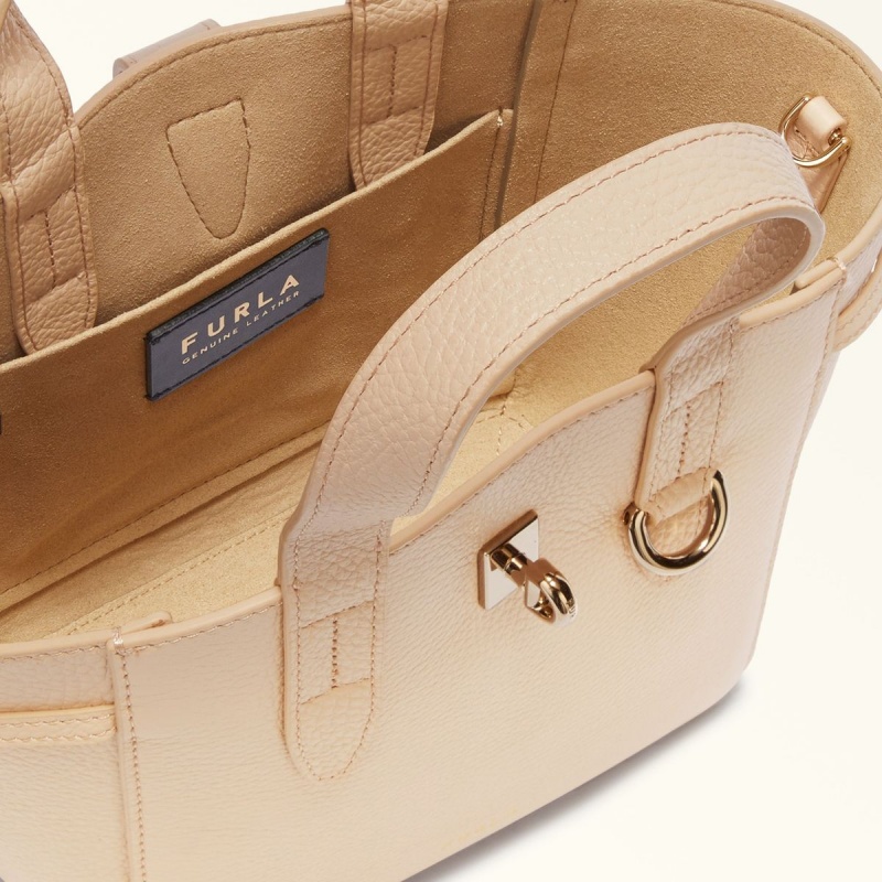 Cream Furla NET Women's Totes | QZDVEB328