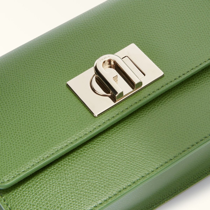 Dark Green Furla 1927 Women's Crossbody Bags | ACOMLU973