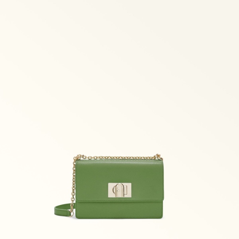 Dark Green Furla 1927 Women\'s Crossbody Bags | ACOMLU973