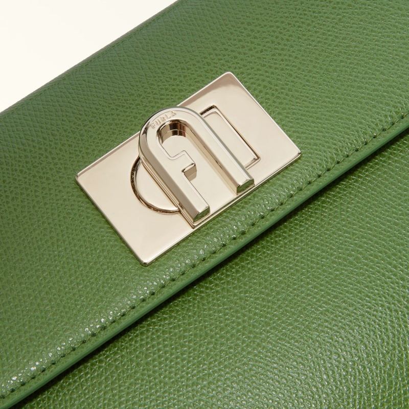 Dark Green Furla 1927 Women's Handbag | LFSBWU427