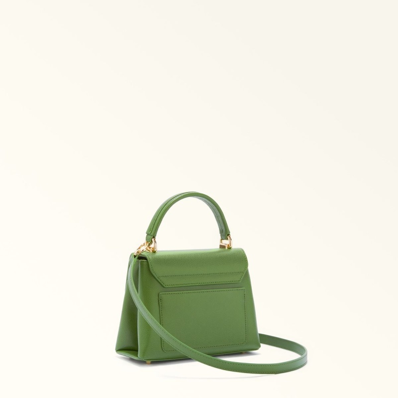 Dark Green Furla 1927 Women's Handbag | LFSBWU427