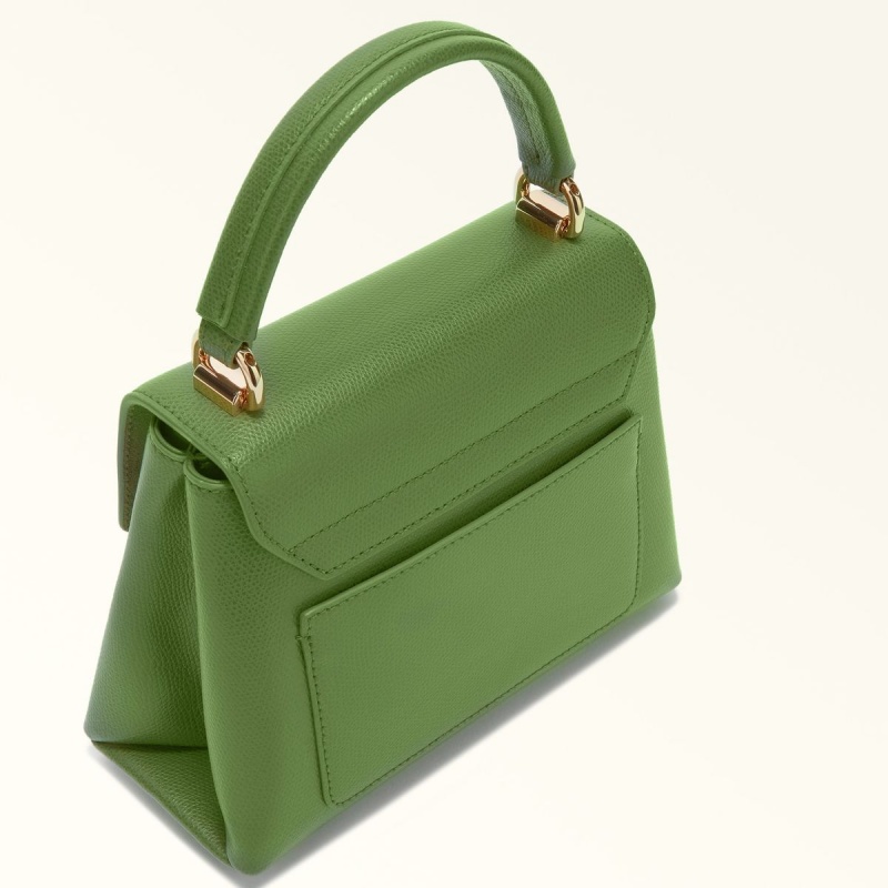 Dark Green Furla 1927 Women's Handbag | LFSBWU427