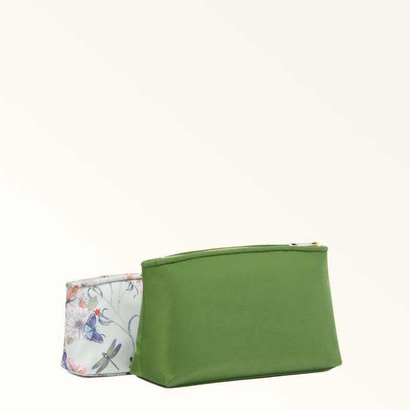 Dark Green Furla CAMELIA Women's Pouches | WOUTGS780