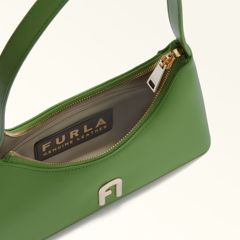 Dark Green Furla DIAMANTE Women's Shoulder Bags | DQTWJF368