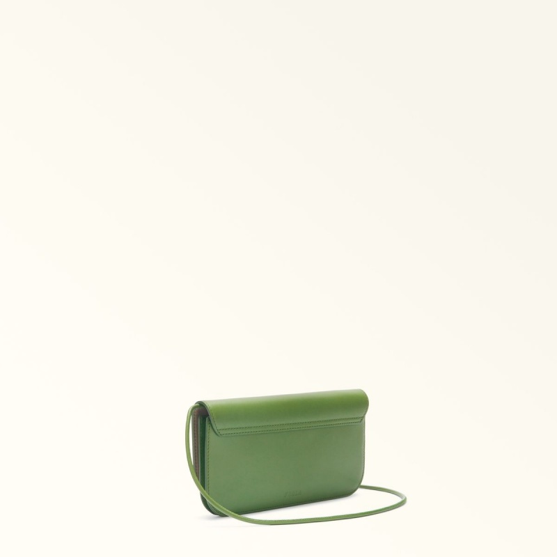 Dark Green Furla GENESI Women's Mini Bags | AYVJOP948