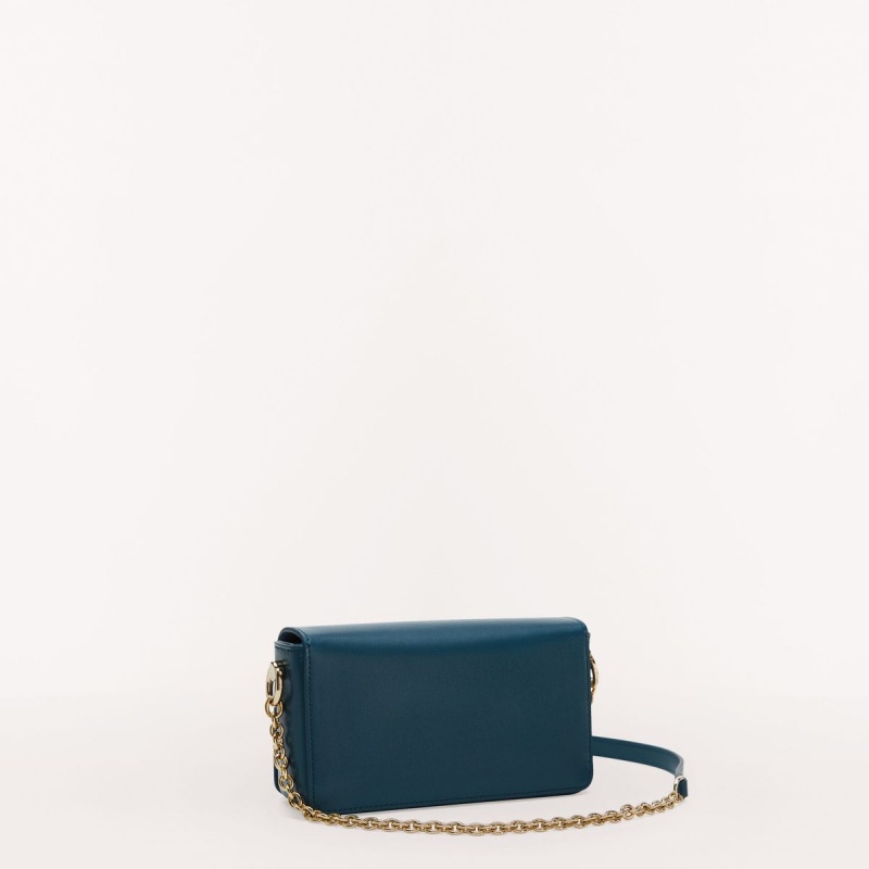 Dark Green Furla MY JOY Women's Crossbody Bags | MJDUSB983