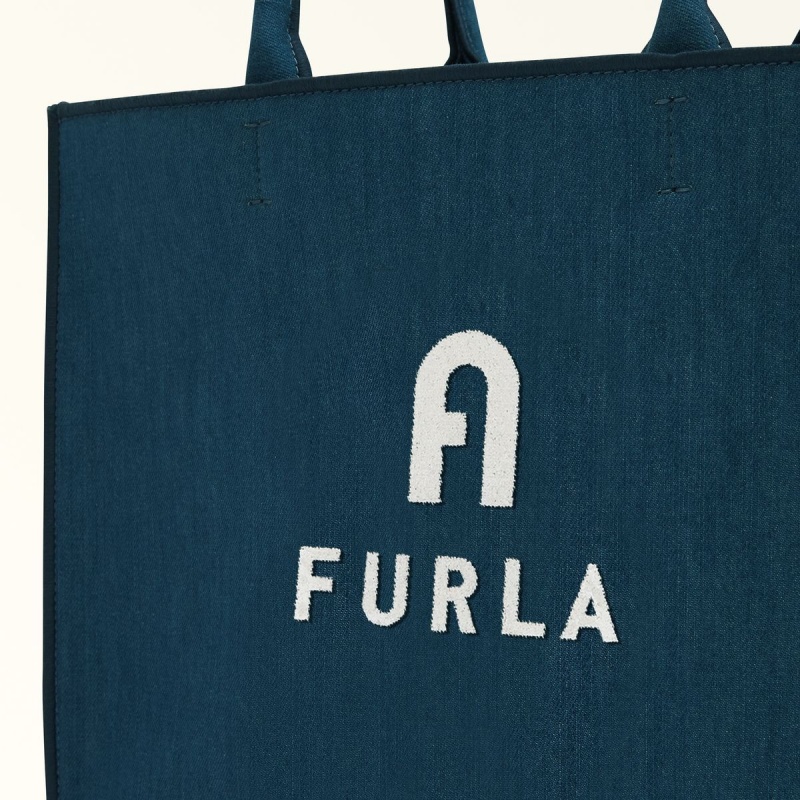 Dark Green Furla OPPORTUNITY Women's Totes | SWHFRE810