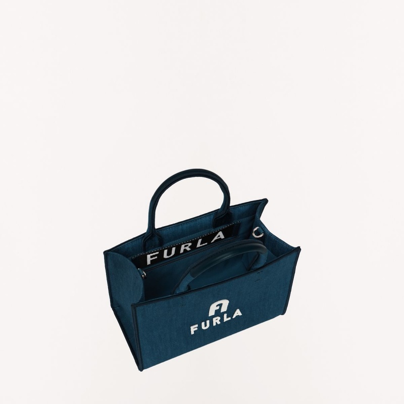 Dark Green Furla OPPORTUNITY Women's Totes | VHAKNT289