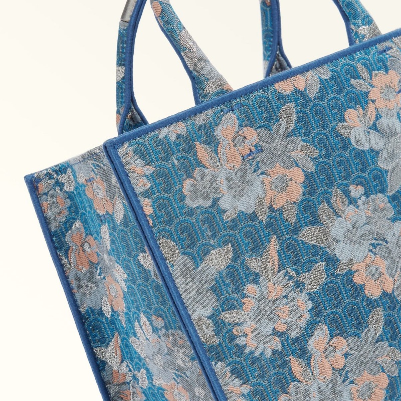 Flower Furla OPPORTUNITY Women's Totes | EDBHGY639