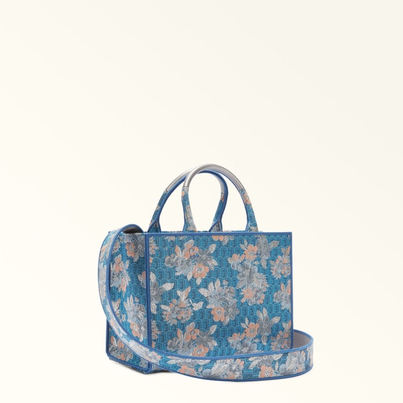 Flower Furla OPPORTUNITY Women's Totes | EDBHGY639