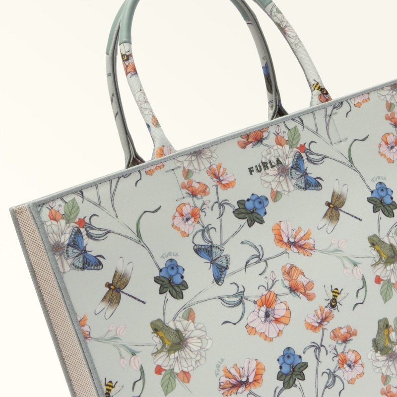 Flower Furla OPPORTUNITY Women's Totes | TXPWAI019