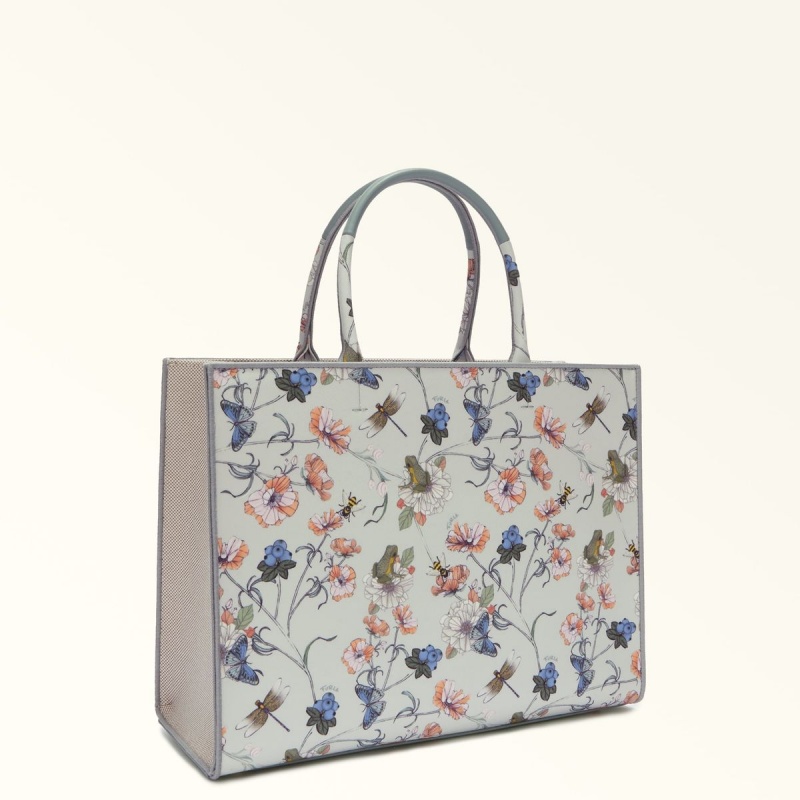 Flower Furla OPPORTUNITY Women's Totes | TXPWAI019