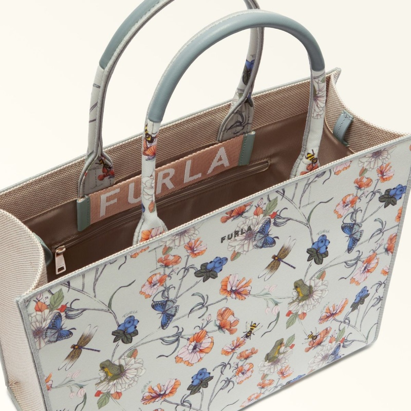 Flower Furla OPPORTUNITY Women's Totes | TXPWAI019