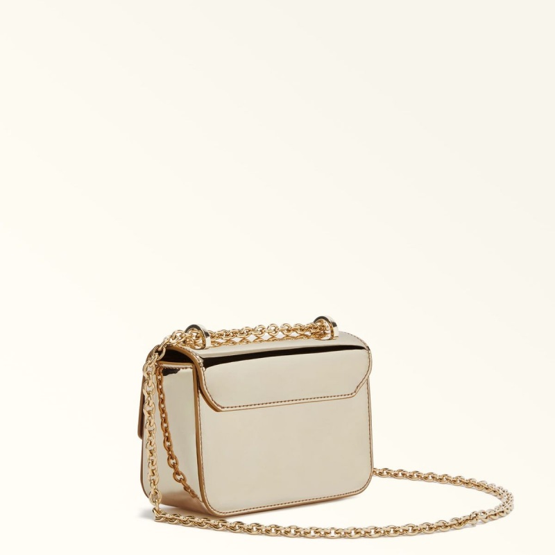 Gold Furla METROPOLIS Women's Crossbody Bags | NJKYSP583