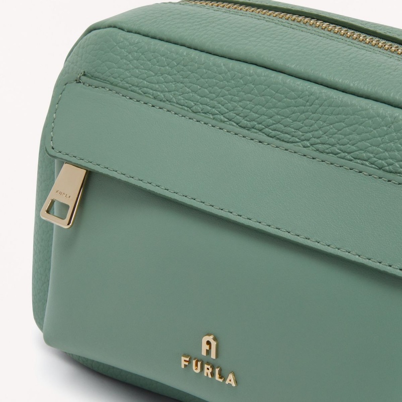 Green Furla FAVOLA Women's Crossbody Bags | SQUPRG382