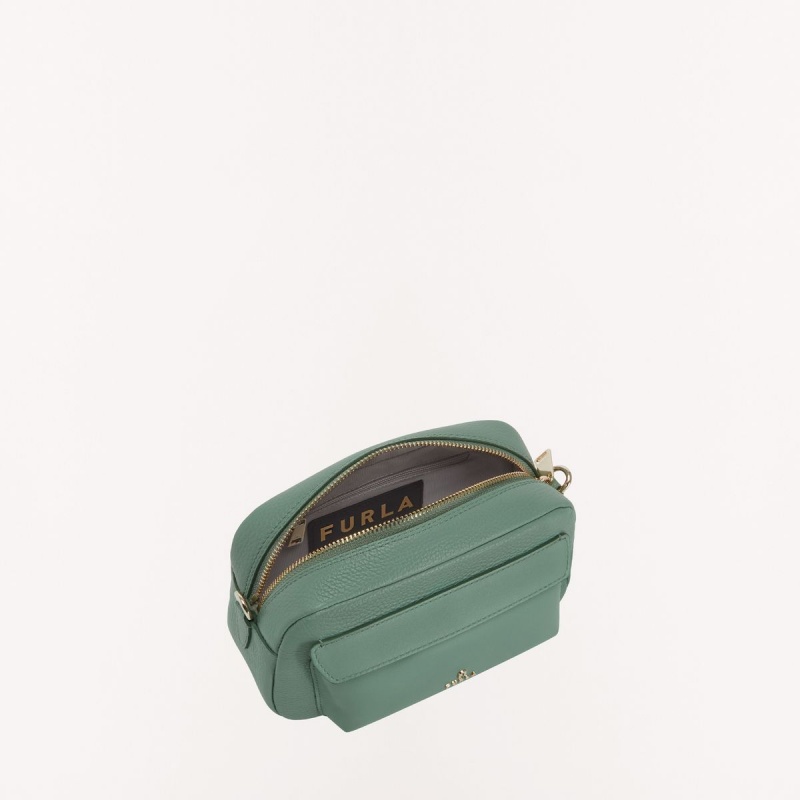 Green Furla FAVOLA Women's Crossbody Bags | SQUPRG382