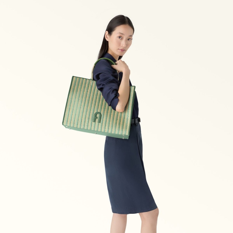 Green Furla OPPORTUNITY Women's Totes | NZREBY975