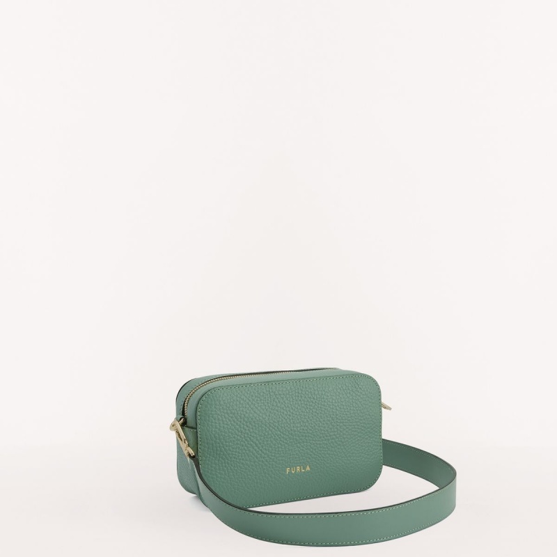 Green Furla PRIMULA Women's Crossbody Bags | XWLYDO302